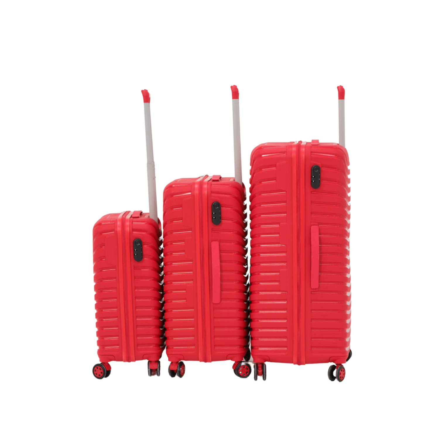 Set complet 3 trolere pentru vacanta, Rosu