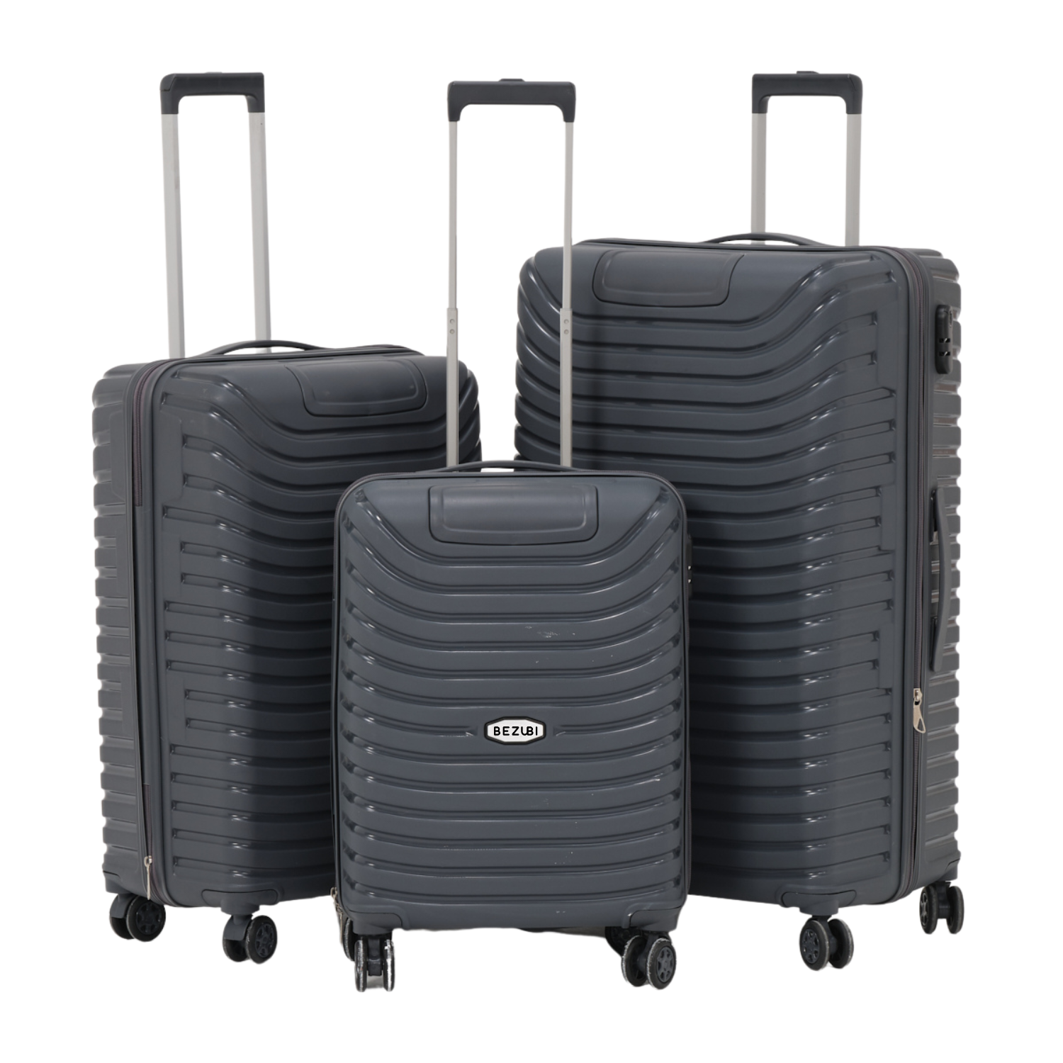Set complet 3 trolere pentru vacanta, Negru