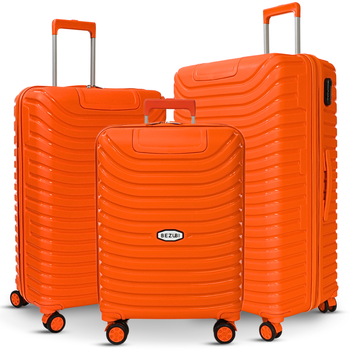 Set complet 3 trolere pentru vacanta, Portocaliu