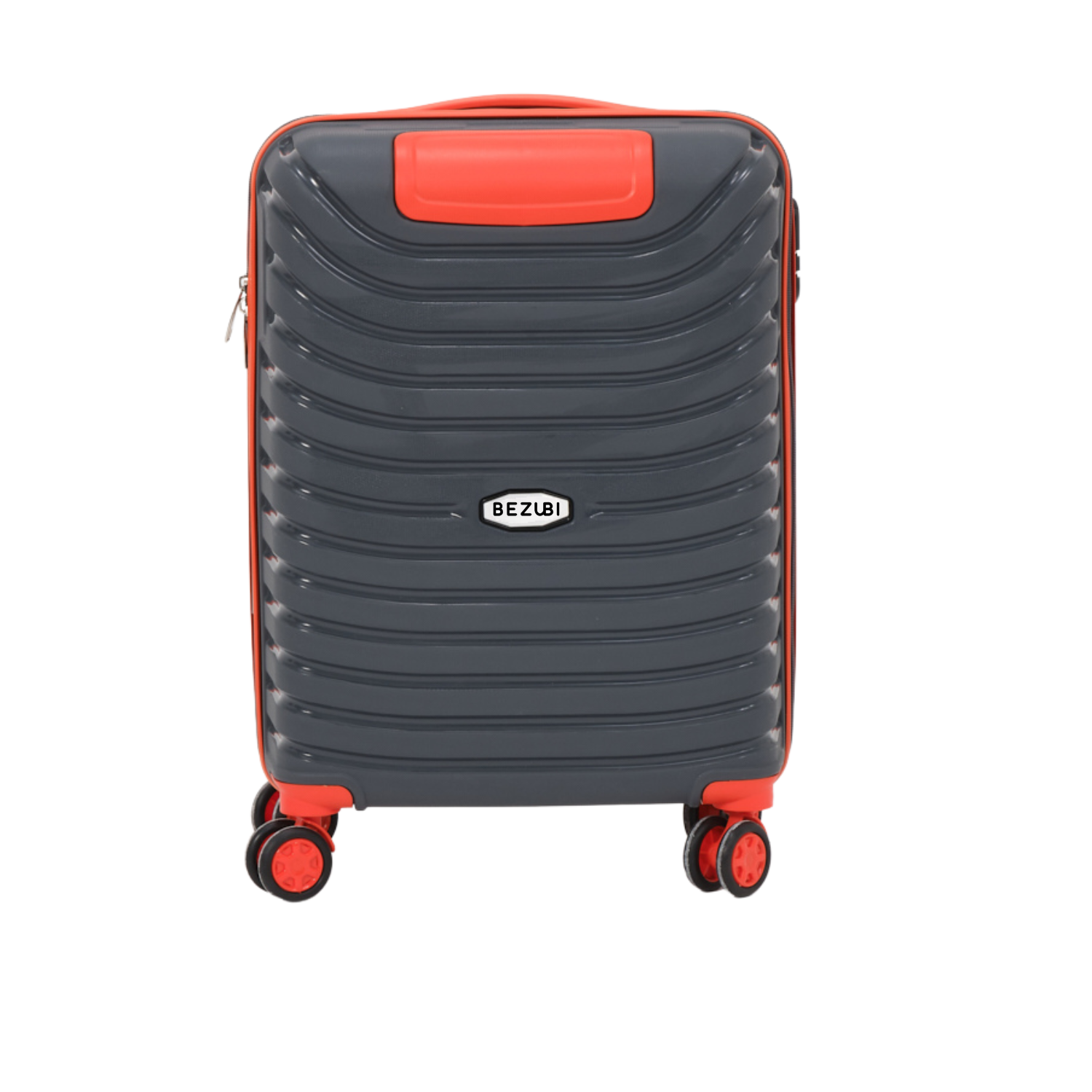 Troler mic, bagaj de mana, 55x40x20, Gri Portocaliu