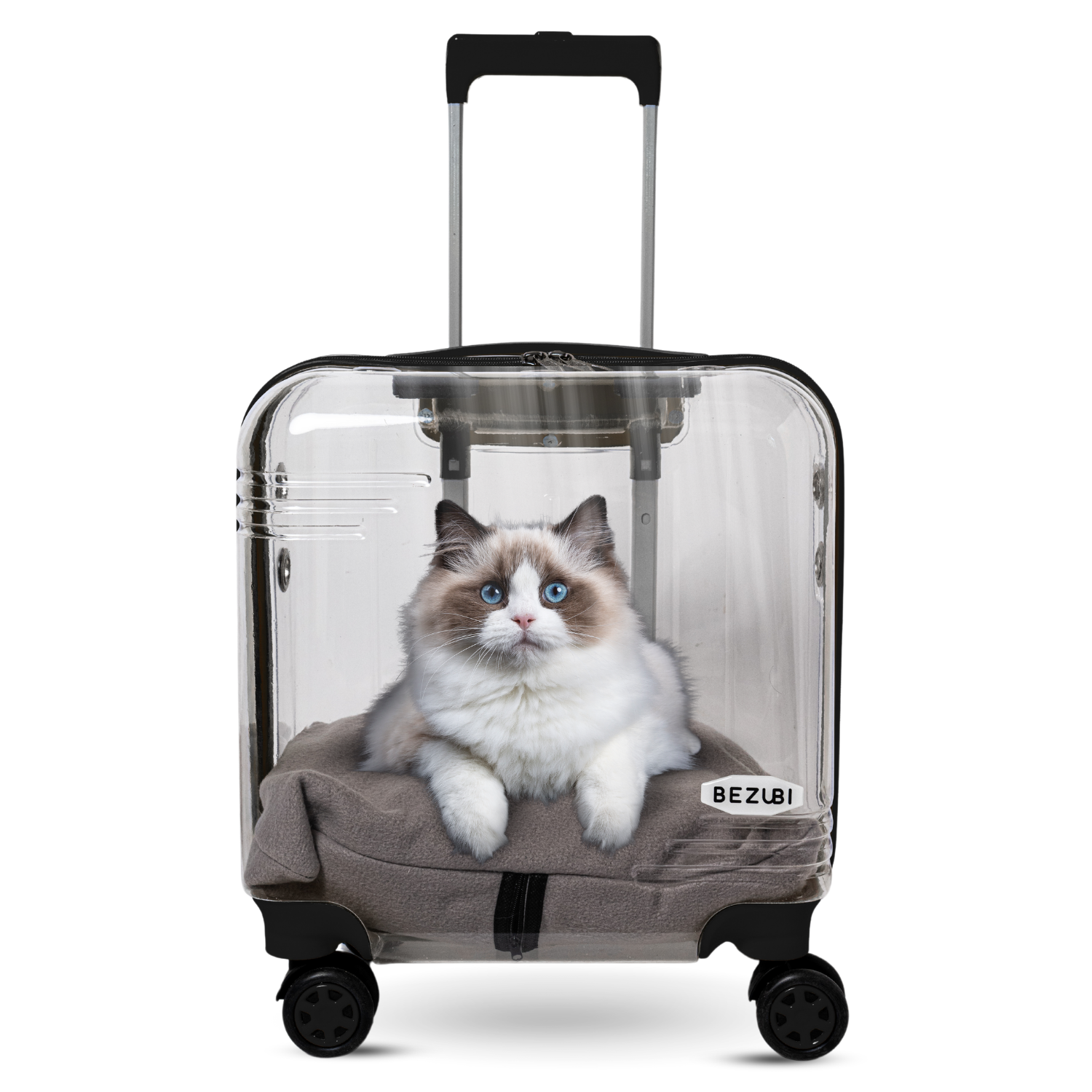 Troler Transport Bezubi Pet, pentru Animale de Companie, Negru