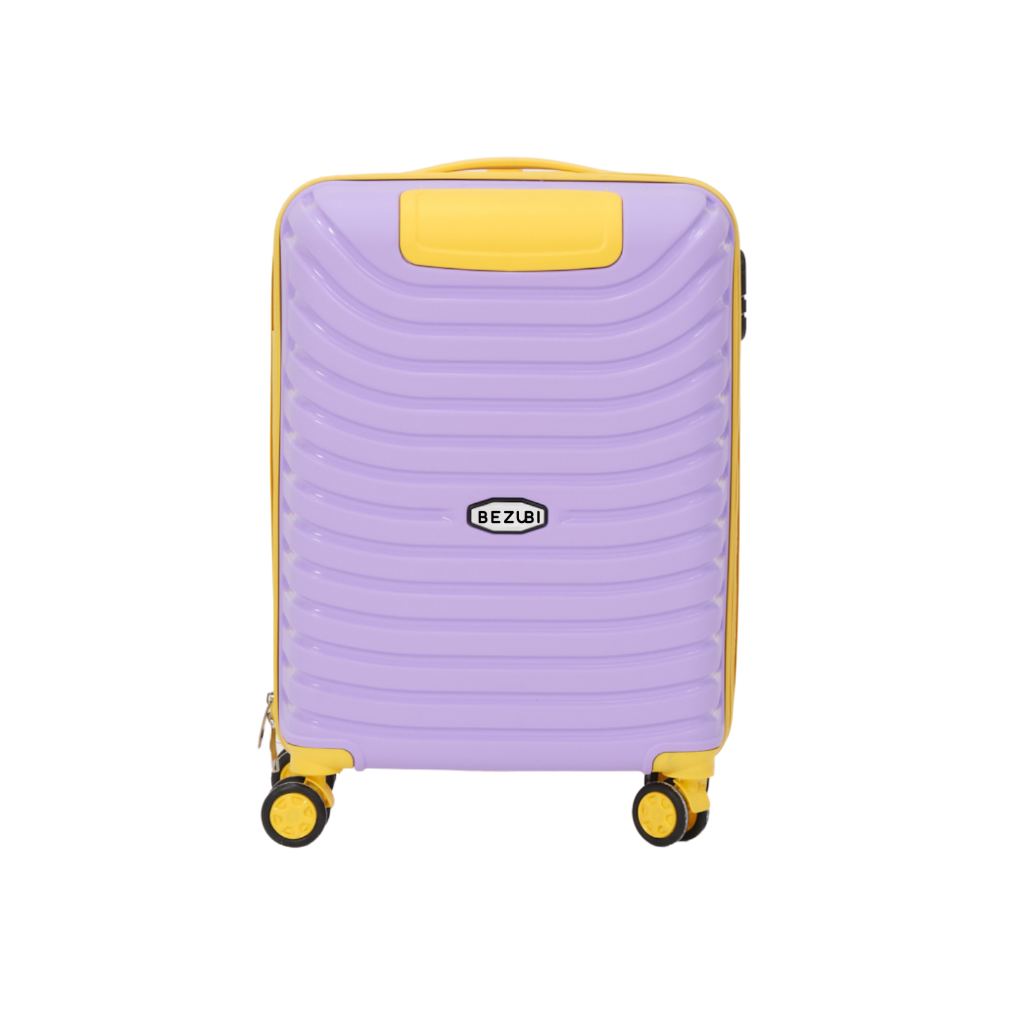 Troler mic, bagaj de mana, 55x40x20, Mov Galben