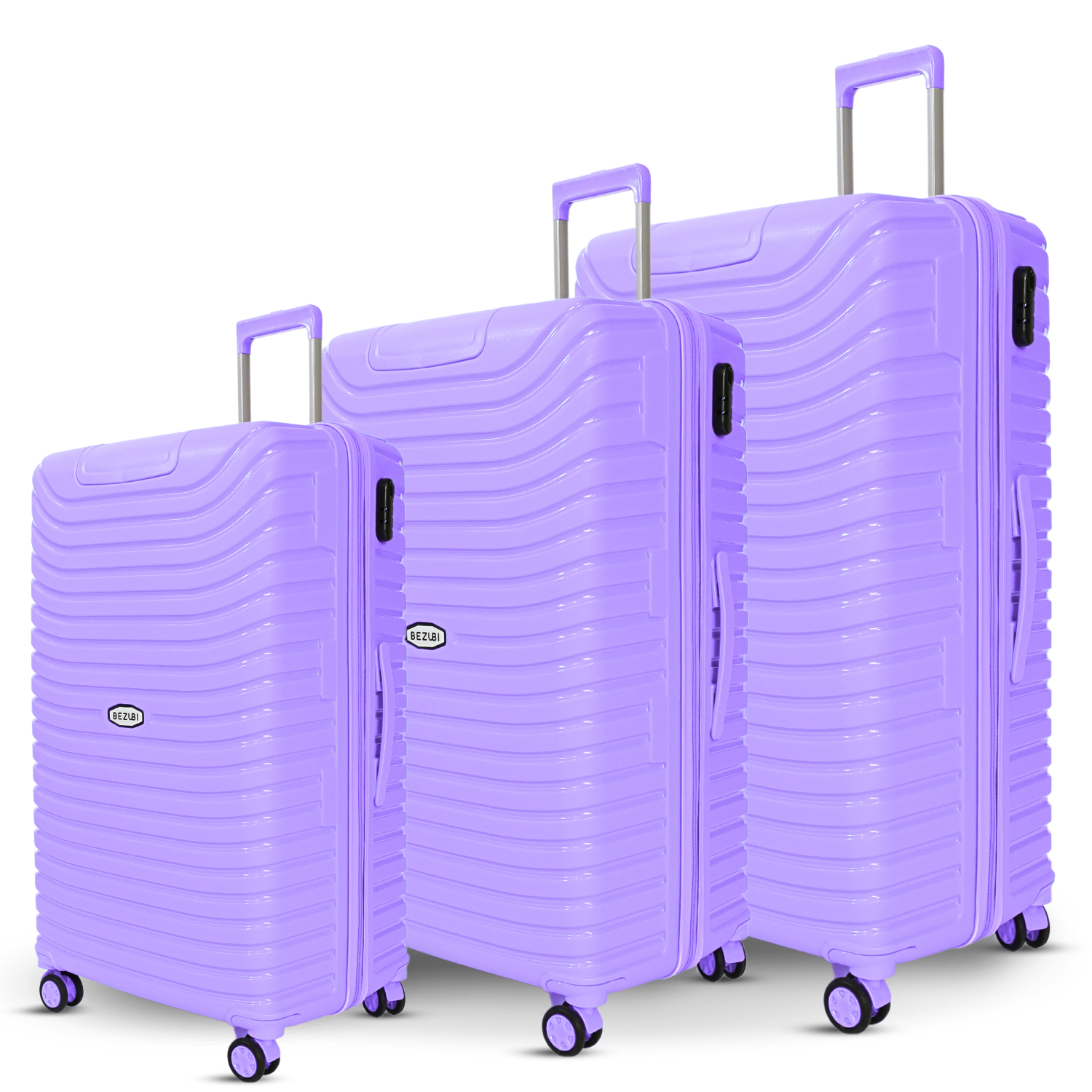 Set complet 3 trolere pentru vacanta, Mov
