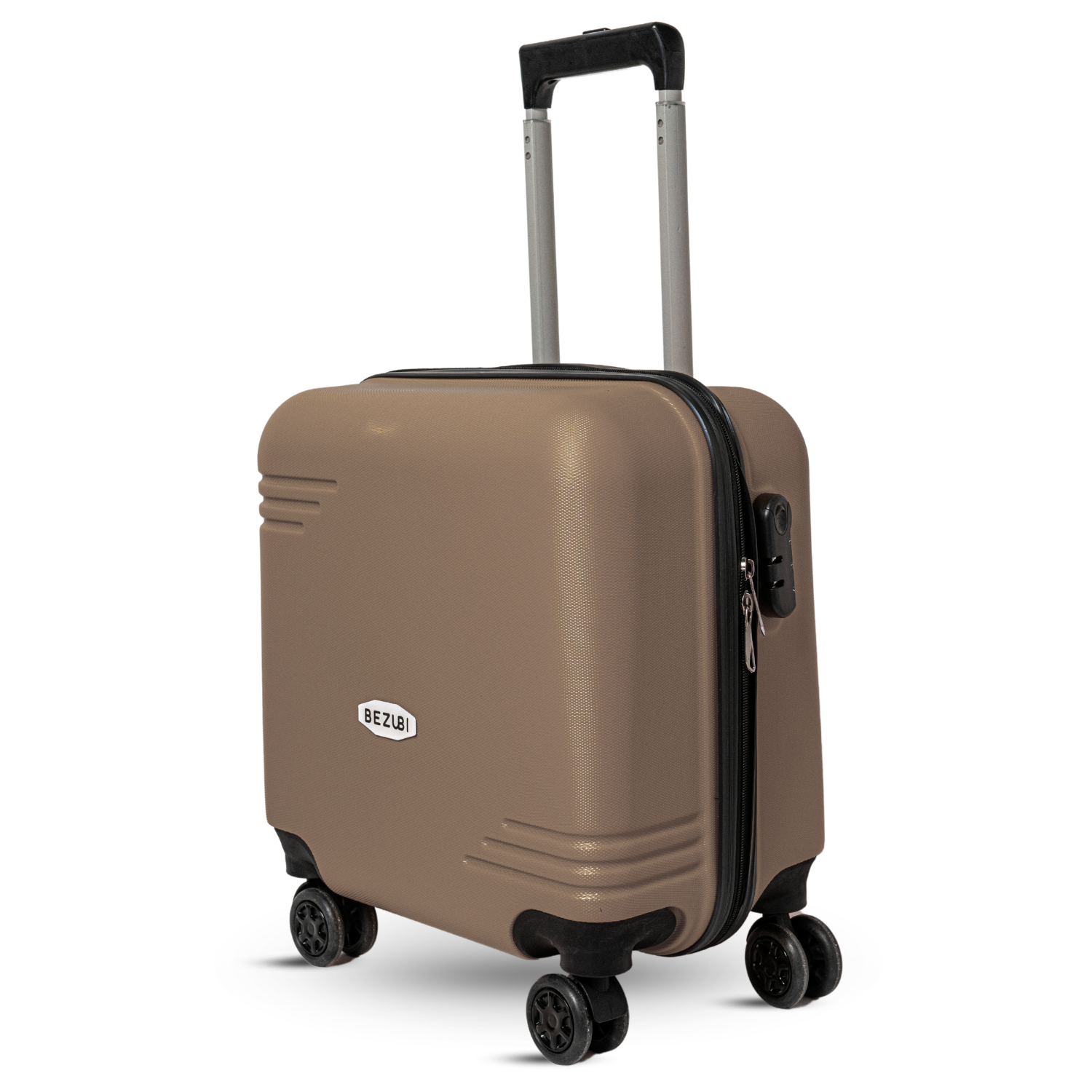 Troler Cabina Bezubi On the Go, Maner Telescopic, Golden Bronze