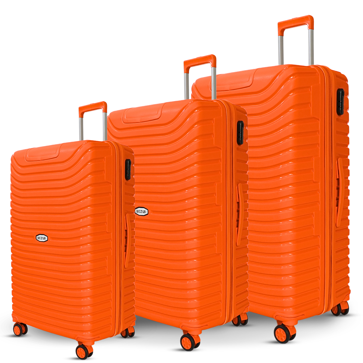 Set complet 3 trolere pentru vacanta, Portocaliu