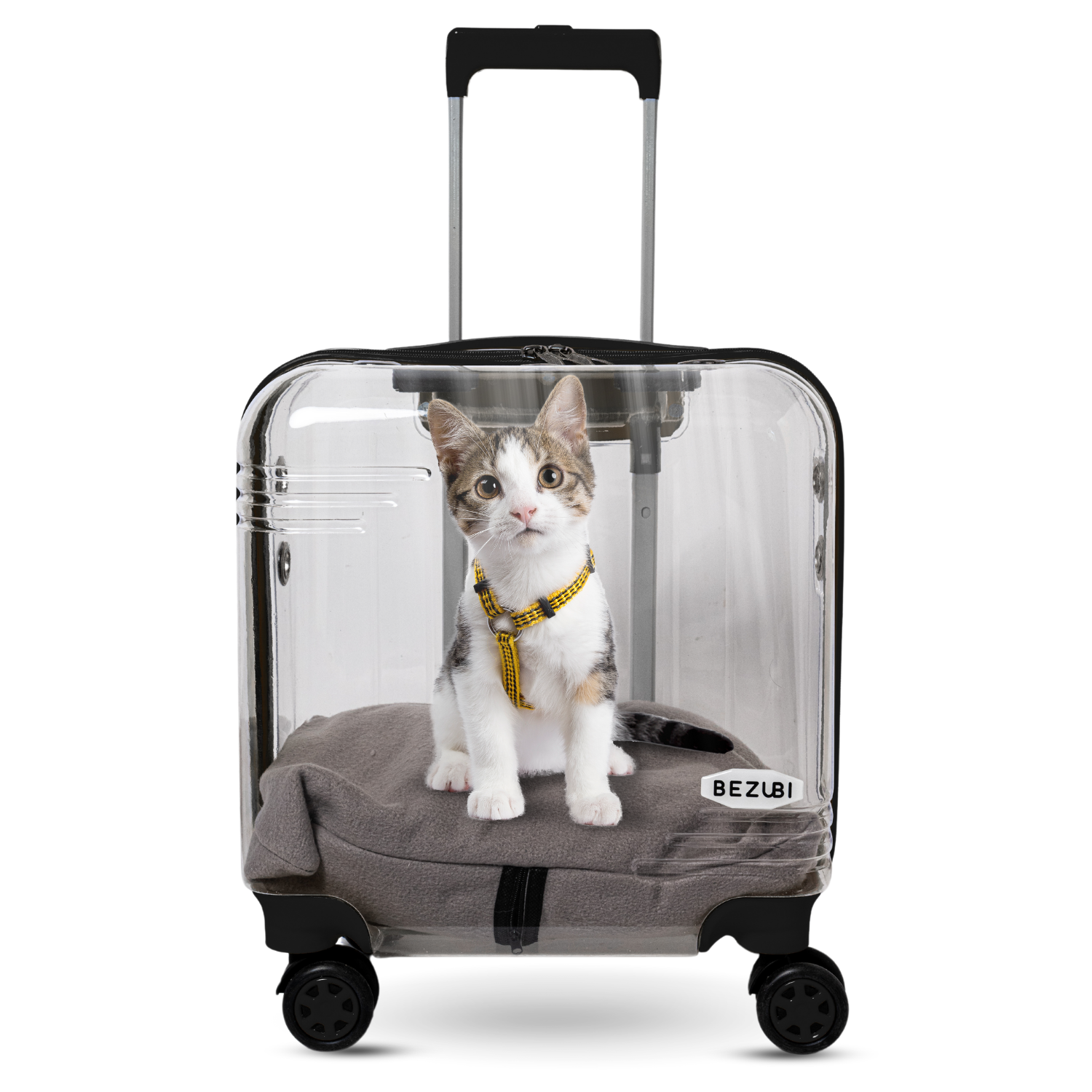 Troler Transport Bezubi Pet, pentru Animale de Companie, Negru