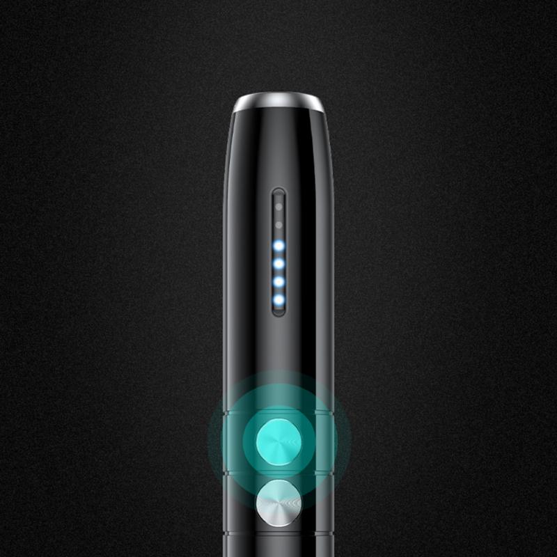 Detector Aparatura de Spionaj INVINCIO®, Detecteaza Camere si Microfoane Wireless, Localizatoare GPS/GSM, Reportofoane si alte dispozitive ascunse, 5 niveluri detectie cu indicator LED si sonor, Portabil, Util in calatorii, la birou sau acasa, Negru