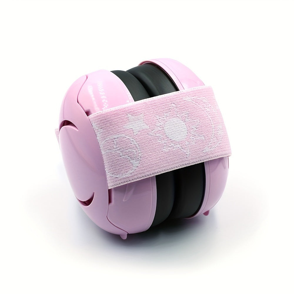 Casti Antifonate Invincio Baby Protection pentru bebelusi, protectie auditiva, marime reglabila, bebelusi 3-36 luni, culoare roz