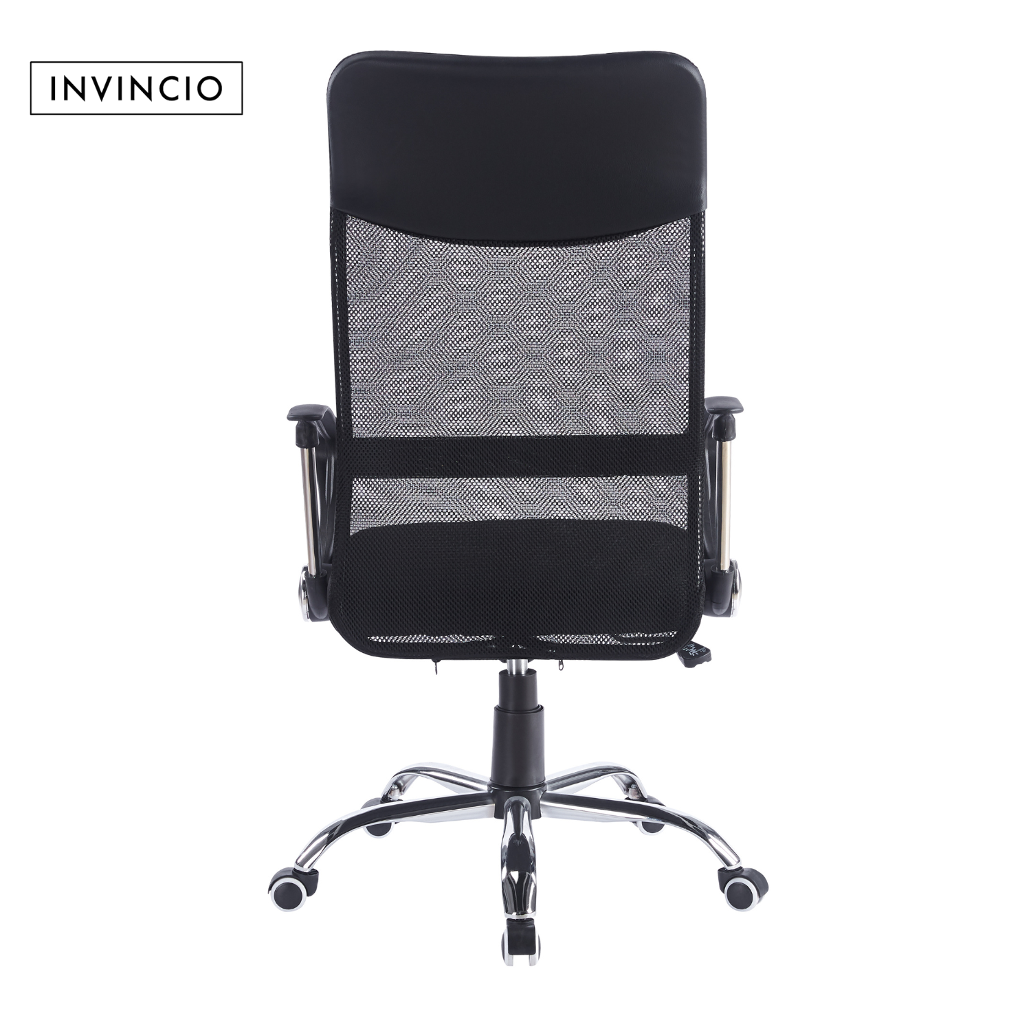 Invincio SmartFit 2 – Scaun ergonomic cu spatar mesh si tetiera, negru
