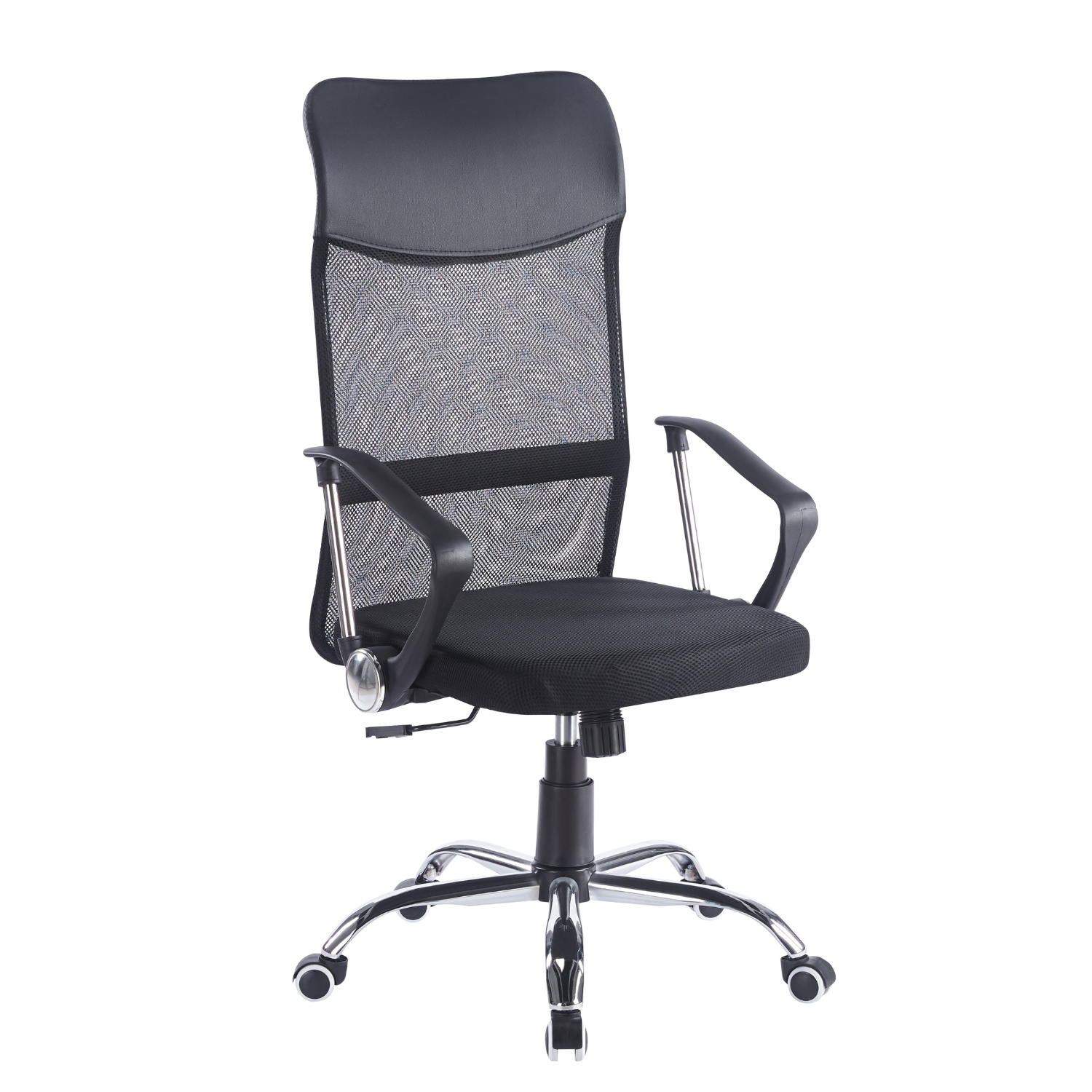 Invincio SmartFit 2 – Scaun ergonomic cu spatar mesh si tetiera, negru