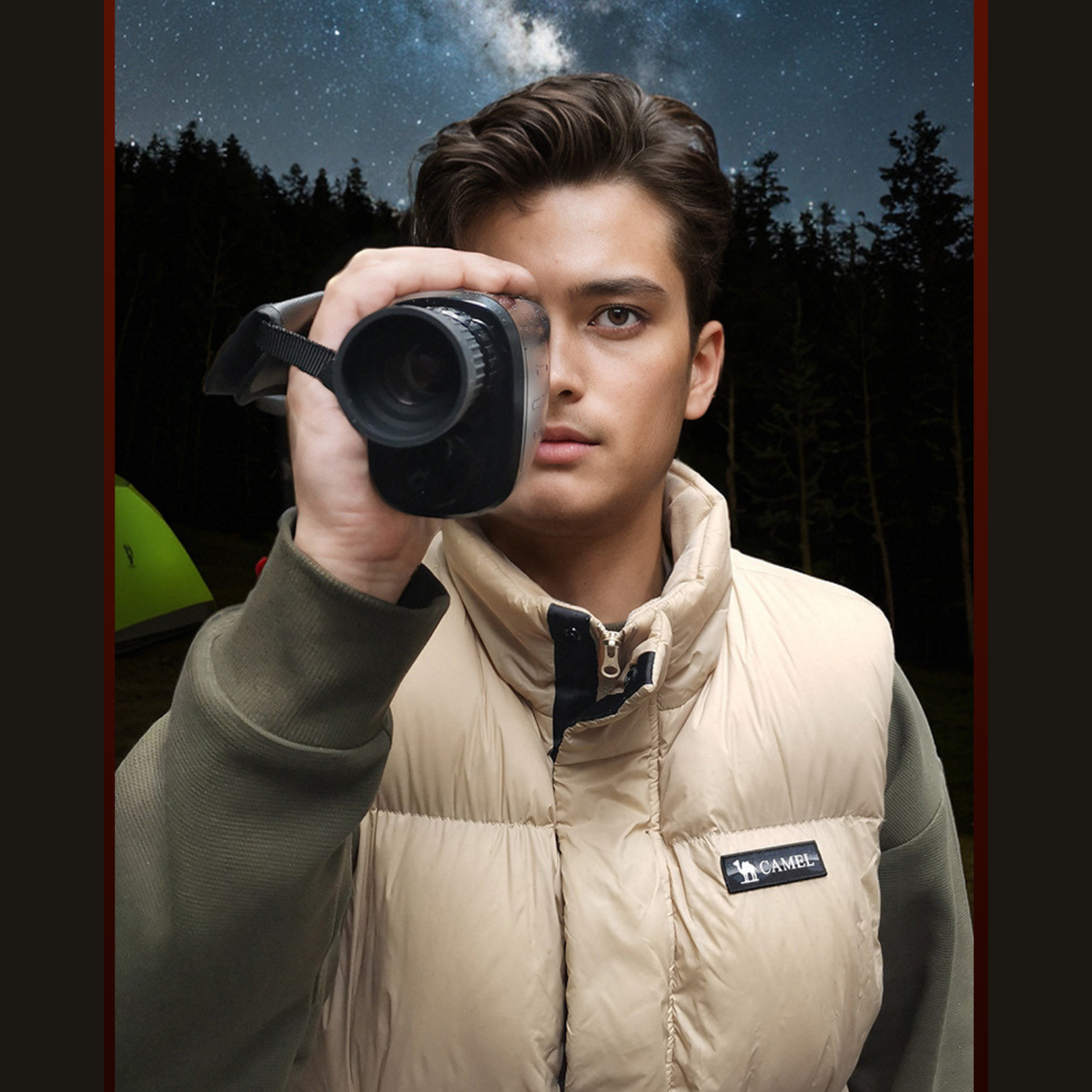 Monoclu digital infraroșu Invincio Explore, rezolutie FullHD, zoom 16x, negru, 120x150x60mm