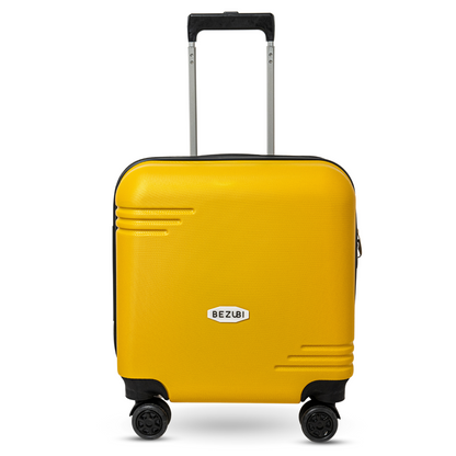 Troler Cabina Bezubi On the Go, Maner Telescopic, Galben Imperial