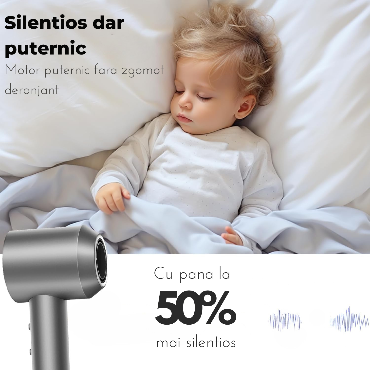 Set Uscator de Par Profesional, feon, Invincio Ionic, 5 Accesorii par, 3 Duze si 2 Difuzoare, Motor Puternic, 150.000 RPM, Ioni Negativi, 3 Nivele Caldura, 2 Trepte Viteza, Uscare Rapida 2-6 Min, Ideal pentru Acasa, Calatorii si Salon, Antracit