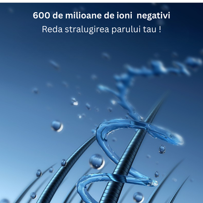 Set Uscator de par profesional, feon, Invincio Ionic 2, motor durabil, 110.000 RPM, flux aer 21m/s, 200 milioane ioni negativi, 5 trepte temperatura, 2 viteze, difuzor si concentrator magnetic, mov