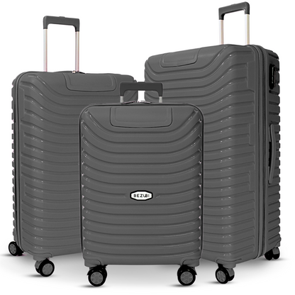 Set complet 3 trolere pentru vacanta, Gri
