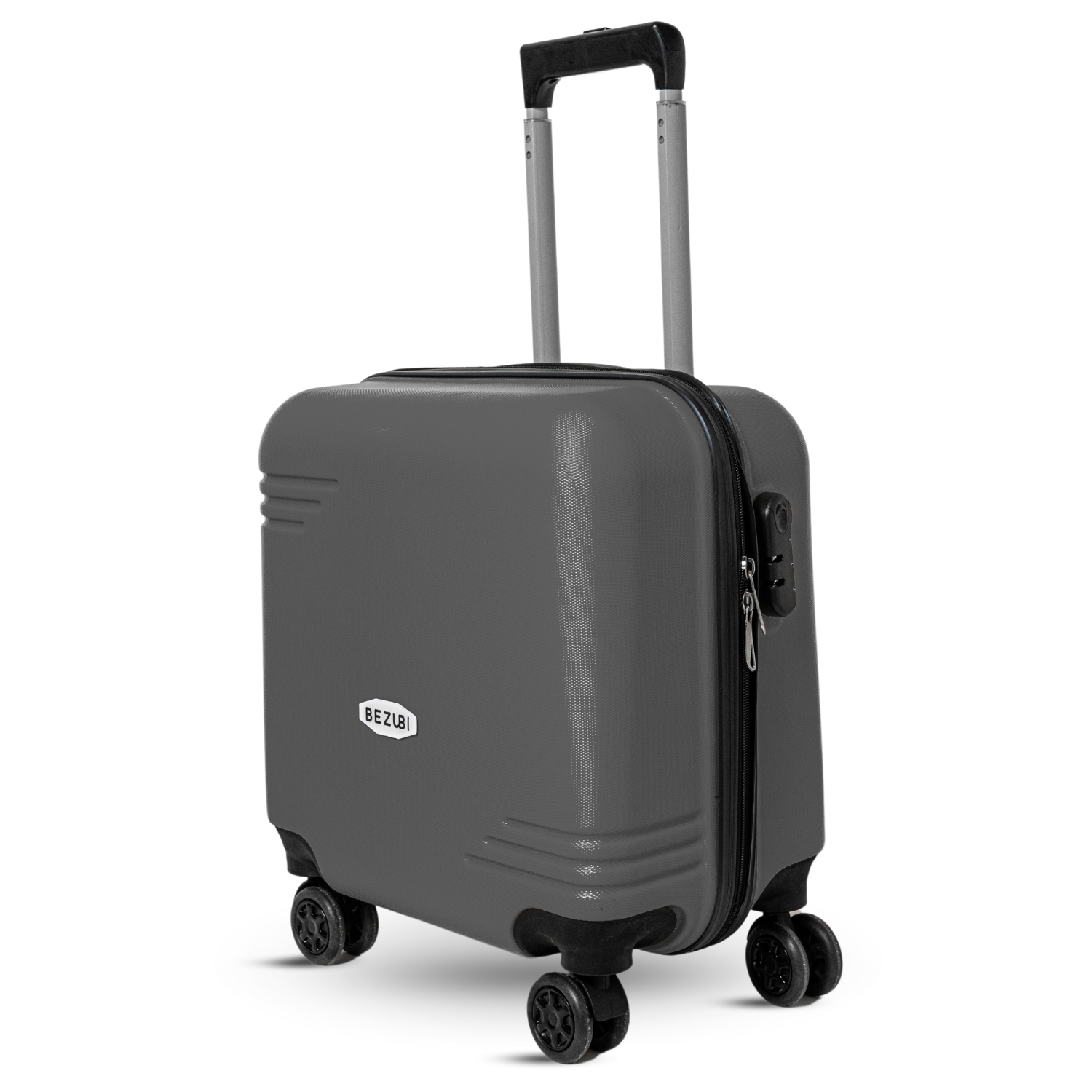 Troler Cabina Bezubi On the Go, Maner Telescopic, Gri Petrol