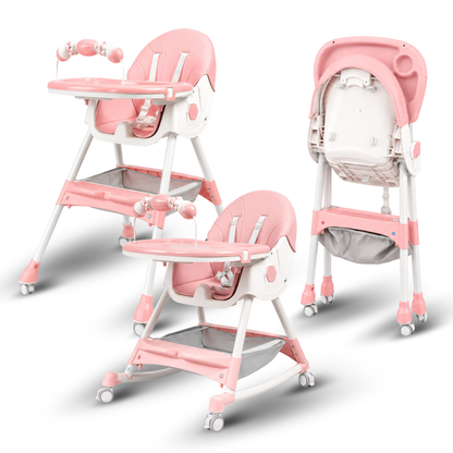 Scaun de masa multifunctional, 3 in 1, potrivit de la 6 luni la 6 ani