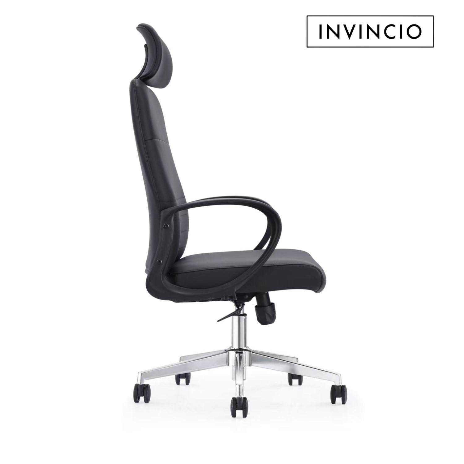 Invincio Duffy-H – Scaun executiv din piele ecologica, negru