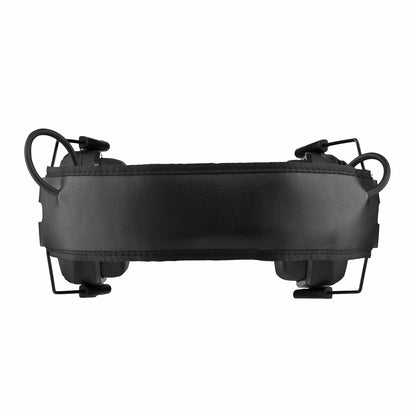 Casti tactice antifon activ INVINCIO® W1, protectie auz, antifonate electronic, doua microfoane, filtrare zgomot ambiental, sensibilitate reglabila, profil redus, conectare audio prin jack, pentru poligon, vanatoare, paintball, airsoft, Negru Mat