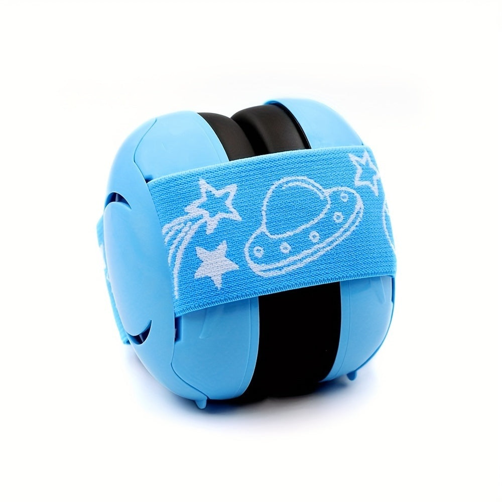 Casti Antifonate Invincio Baby Protection pentru bebelusi, protectie auditiva, marime reglabila, bebelusi 3-36 luni, culoare albastru