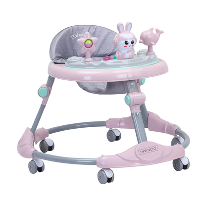 Invincio EasyStep – Premergator pliabil 6–36 luni, roz