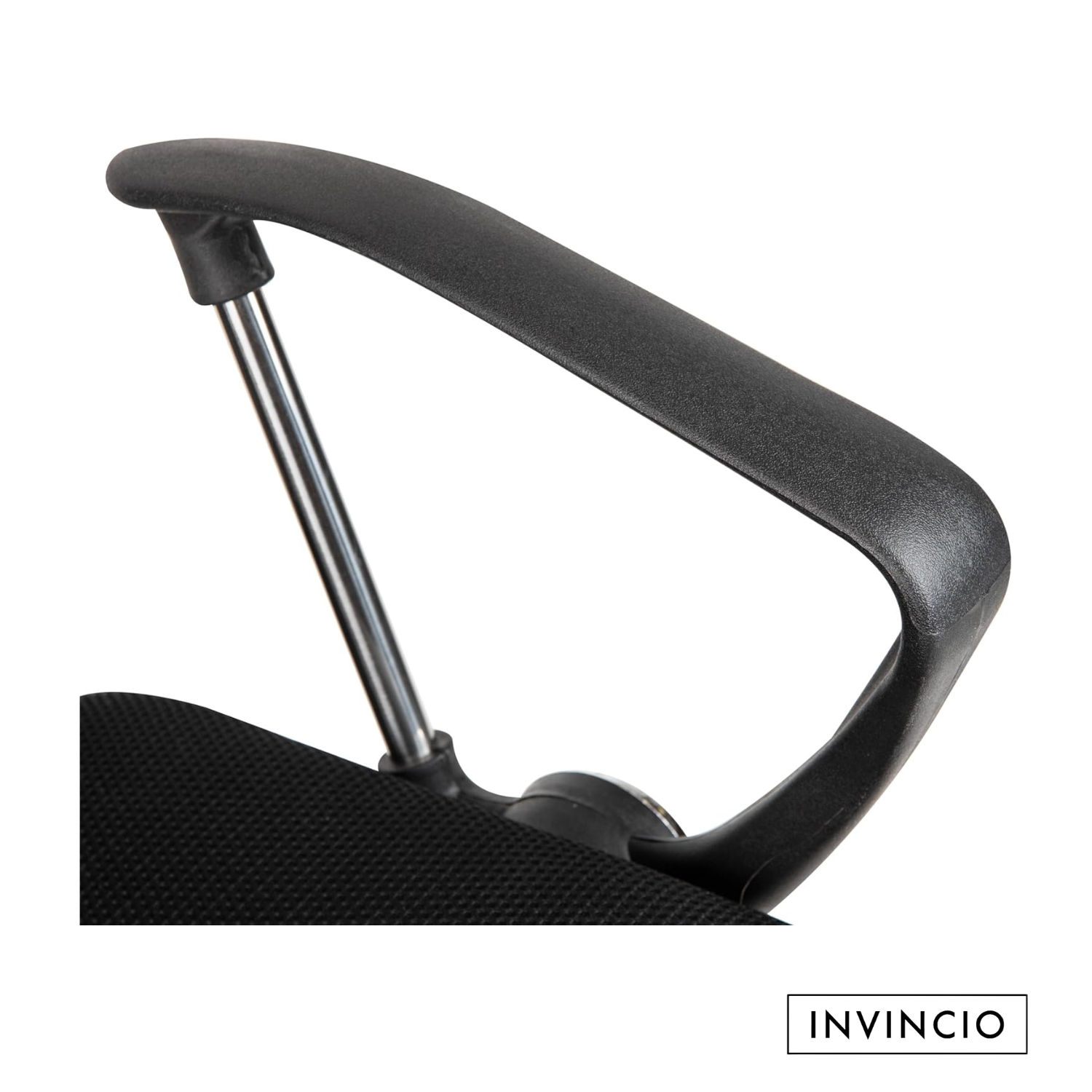Invincio SmartFit 2 – Scaun ergonomic cu spatar mesh si tetiera, negru