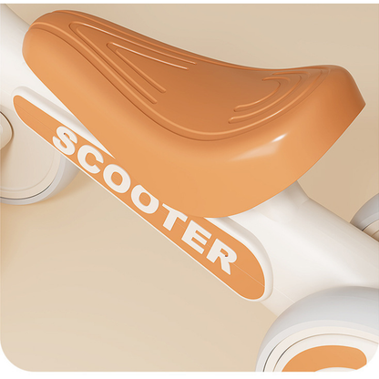 Invincio Kid 1–4 ani – Bicicleta fara pedale cu 4 roti, portocaliu