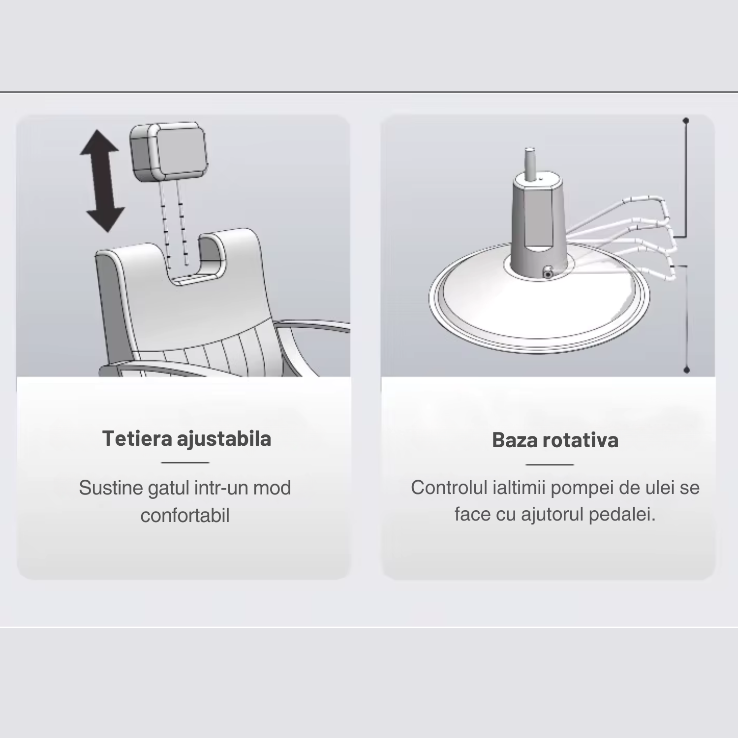 Scaun frizerie coafor barber profesional Invincio Elitte, design ergonomic, pompa hidraulica reglabila, spatar rabatabil, tetiera ajustabila, suport picioare cromat, rotire 360°, piele ecologica, negru