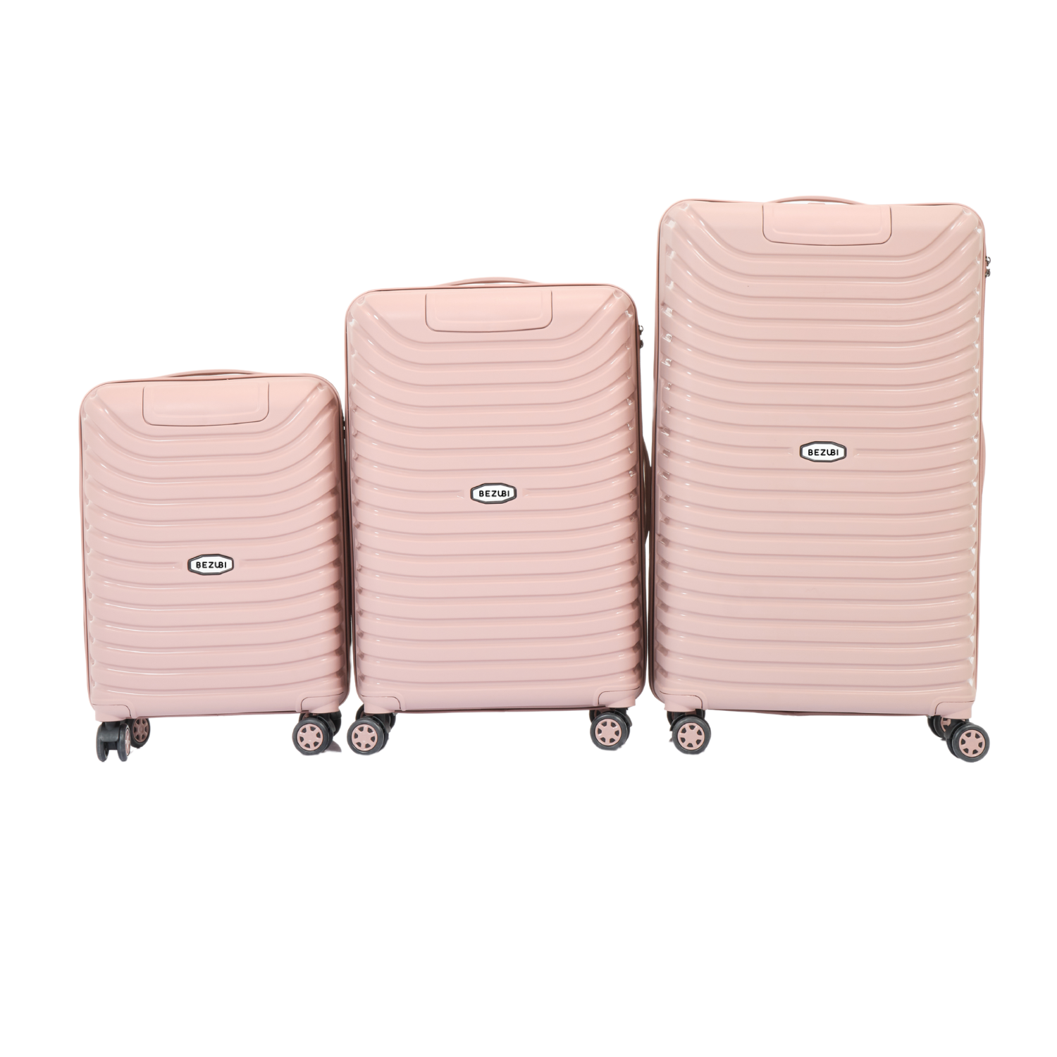 Set complet 3 trolere pentru vacanta, Roz