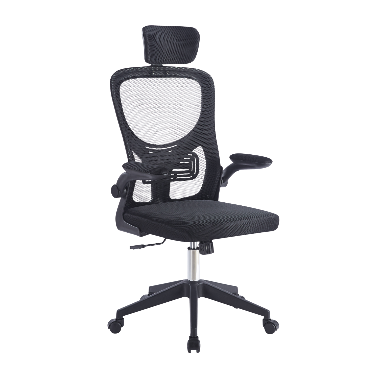 nvincio SmartFit – Scaun ergonomic reglabil cu tetiera, negru