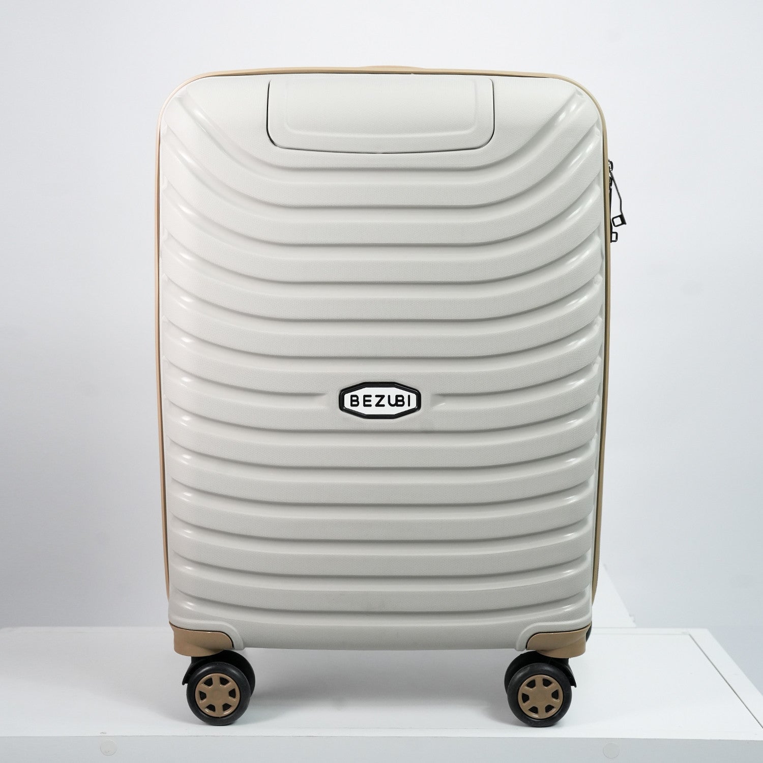 Troler mic, bagaj de mana, 55x40x20, bej