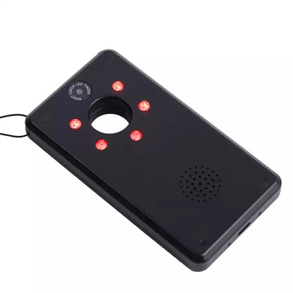 Detector Antispionaj Invincio Smart pentru aparate si dispozitive de spionaj, multifunctional, pentru camere wi-fi ascunse, microfoane spion, localizatoare GPS / GSM si reportofoane, acumulator 400 mah, negru navy