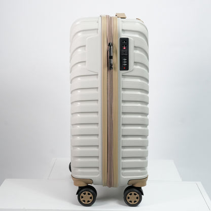 Troler mic, bagaj de mana, 55x40x20, bej