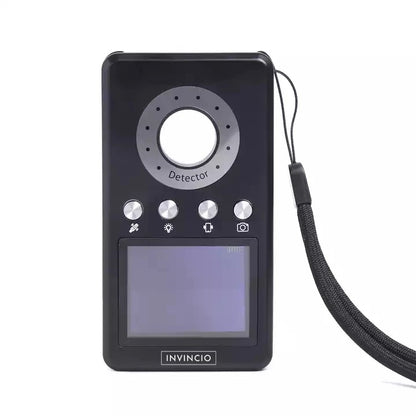 Detector Antispionaj Invincio Smart pentru aparate si dispozitive de spionaj, multifunctional, pentru camere wi-fi ascunse, microfoane spion, localizatoare GPS / GSM si reportofoane, acumulator 400 mah, negru navy