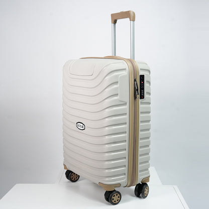 Troler mic, bagaj de mana, 55x40x20, bej